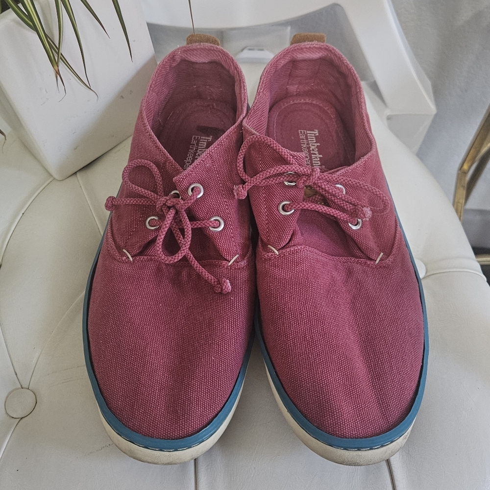 Timberland Earthkeepers Mauve Canvas Sneakers